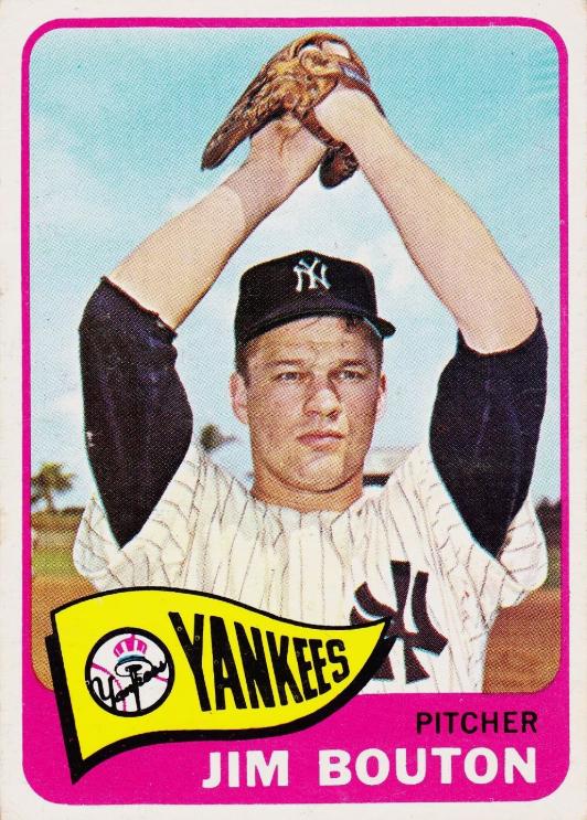 Jim Bouton #30 Baseball Cards 1965 Topps