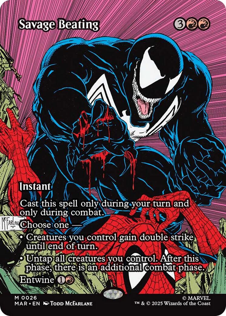Savage Beating (Magic Marvel Super Heroes Eternal)