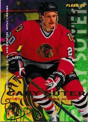 Gary Suter #47 Hockey Cards 1994 Fleer