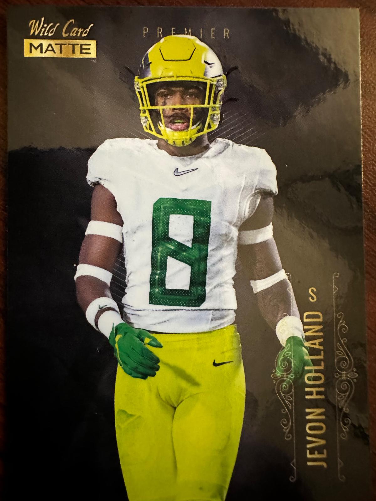 Jevon Holland #MBC-38 Football Cards 2021 Wild Card Matte