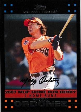Magglio Ordonez #UH291 2007 Topps Updates & Highlights Baseball