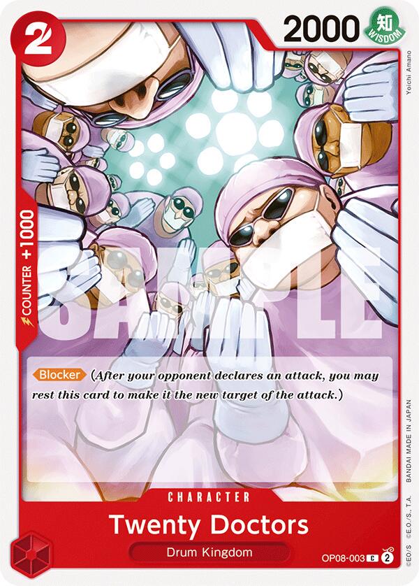 Twenty Doctors OP08-003 One Piece Two Legends