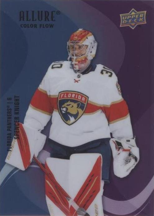 Spencer Knight #SF-33 2022 Upper Deck Allure Color Flow Hockey