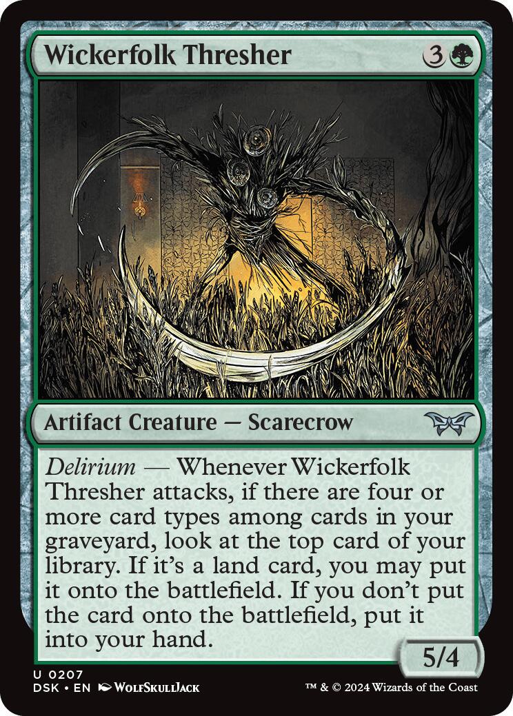 Wickerfolk Thresher #207 Magic Duskmourn: House of Horror