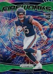 Rome Odunze [Wave Green] #19 Prices | 2024 Panini Prizm Fireworks
