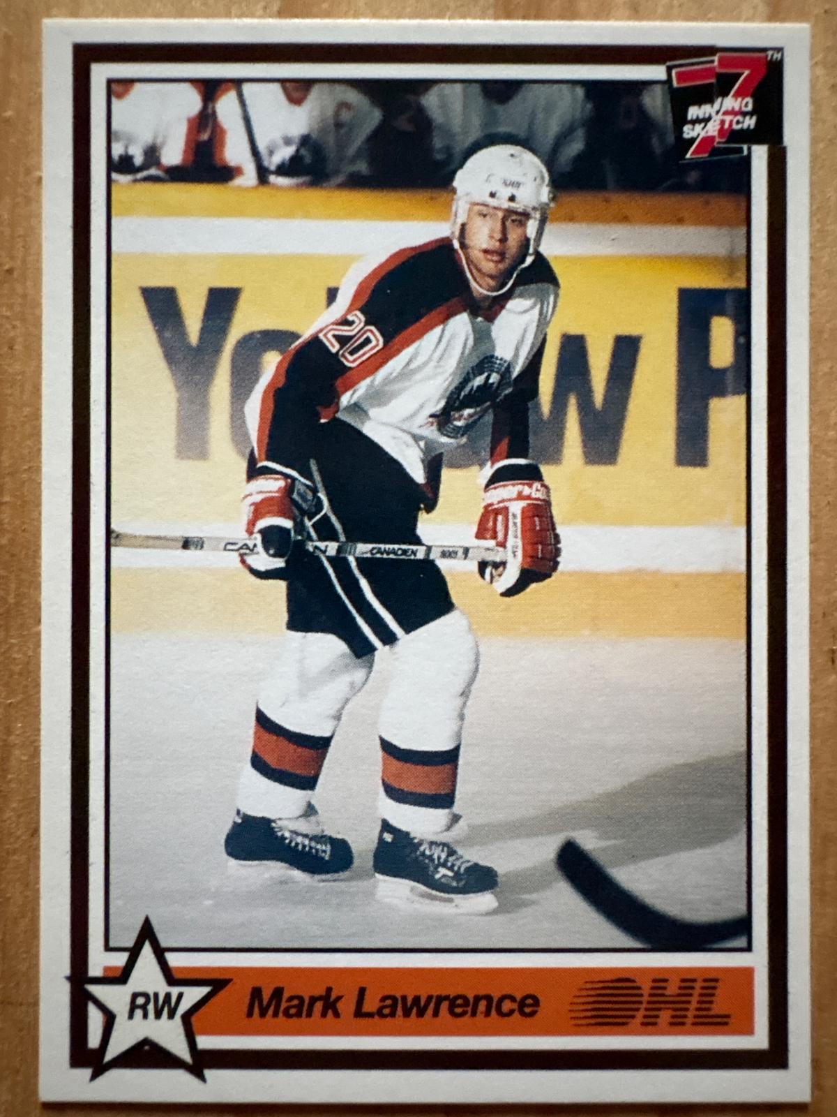 Mark Lawrence #108 1990 7th Inning Sketch Ohl Hockey