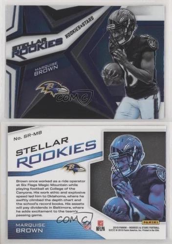 Marquise Brown #SR-MB Football Cards 2019 Panini Rookies & Stars Stellar Rookies