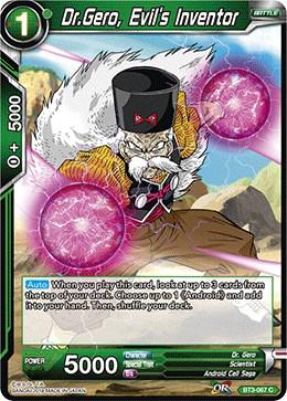 Dr. Gero, Evil's Inventor BT3-067 Dragon Ball Super Cross Worlds