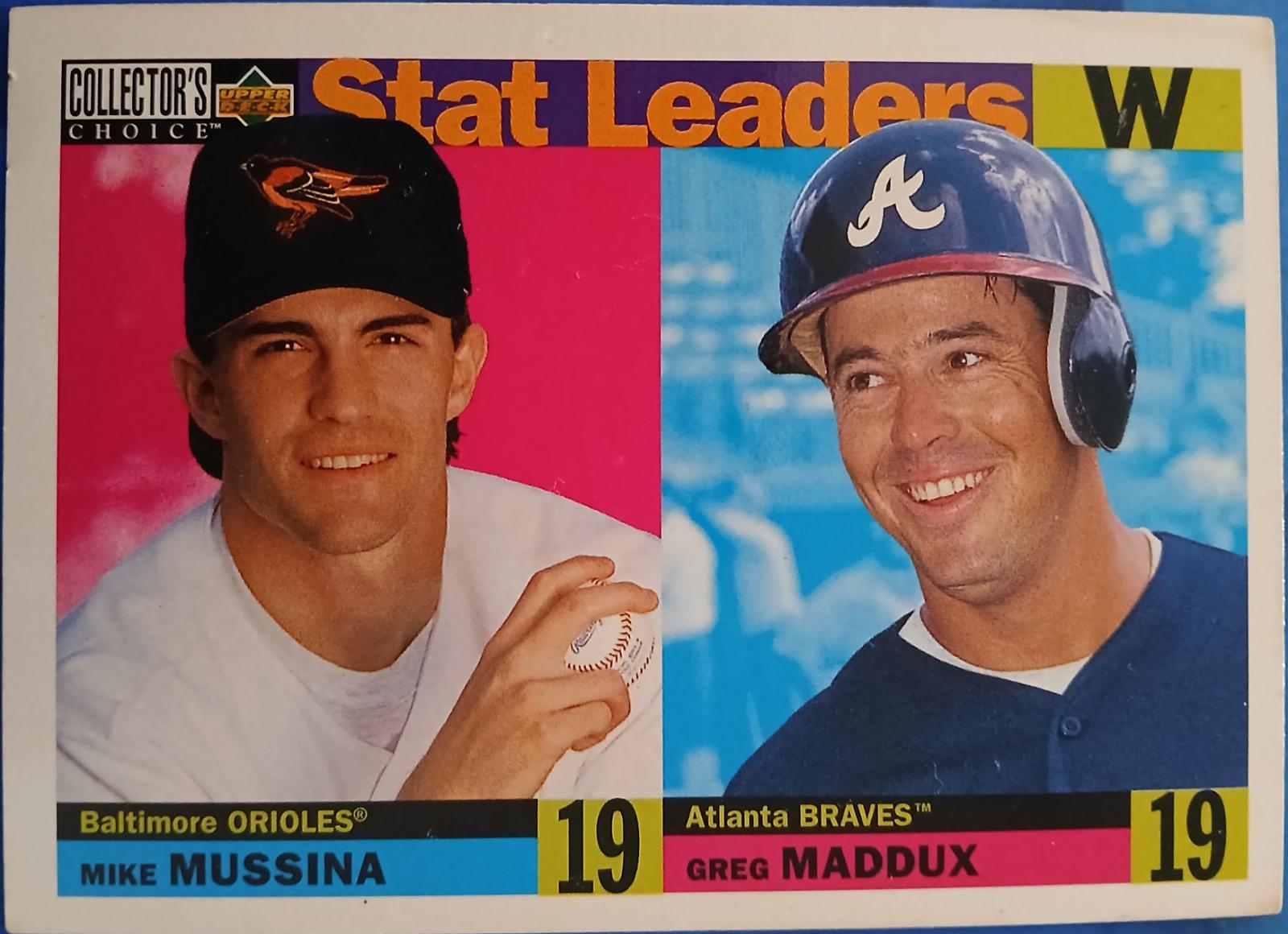 G. Maddux, M. Mussina #6 Baseball Cards 1996 Collector's Choice