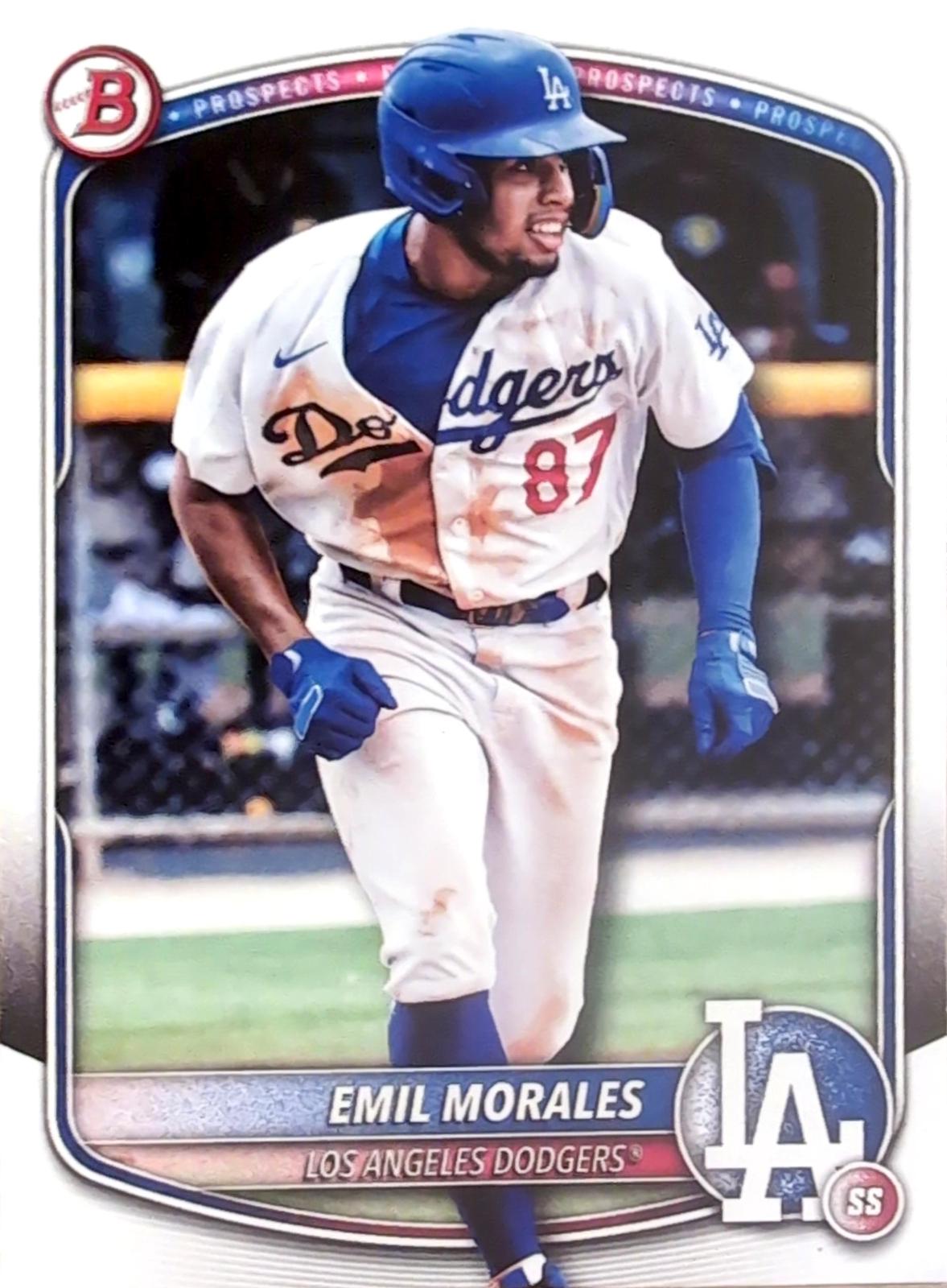 Emil Morales #BP-127 Baseball Cards 2025 Bowman Prospects
