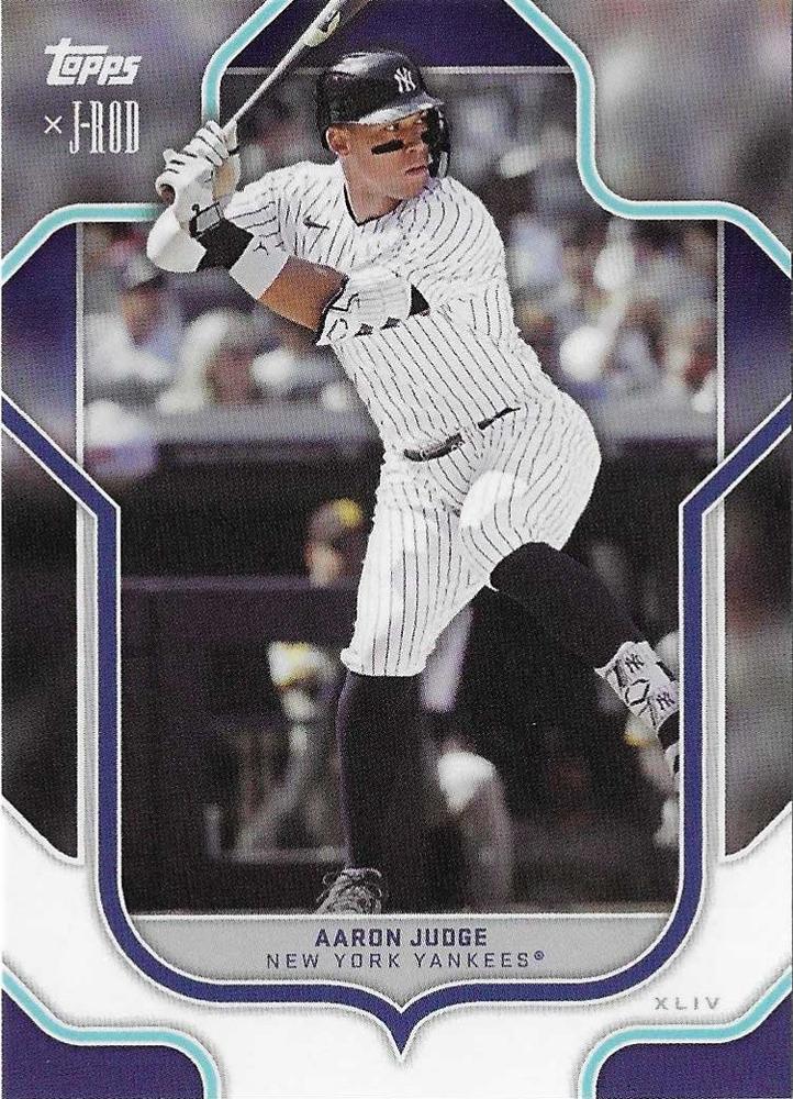 Aaron Judge #12 Baseball Cards 2023 Topps x Julio Rodriguez