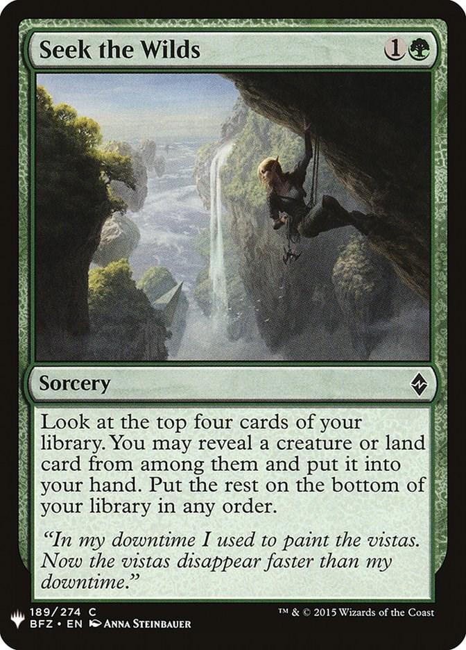 Seek the Wilds #189 Magic The List Reprints