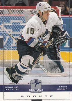 Steve Kariya #171 Hockey Cards 1999 Upper Deck Wayne Gretzky
