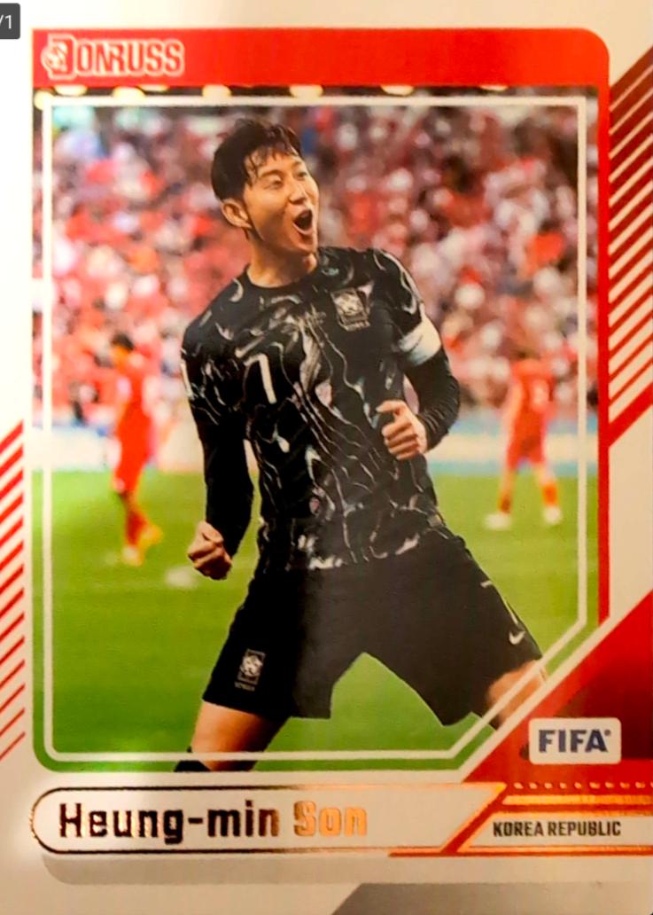 Heung-Min Son #50 Soccer Cards 2024 Panini Donruss
