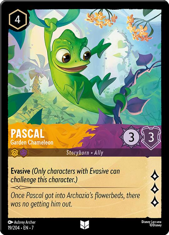 Pascal - Garden Chameleon #19 Lorcana Archazia's Island
