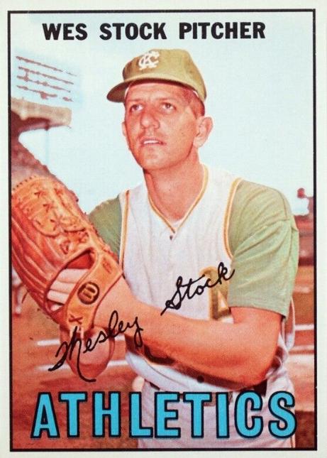 Wes Stock #74 Baseball Cards 1967 Topps