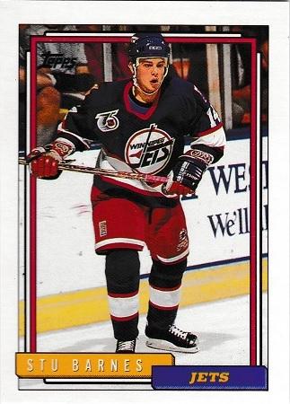 Stu Barnes #210 Hockey Cards 1992 Topps