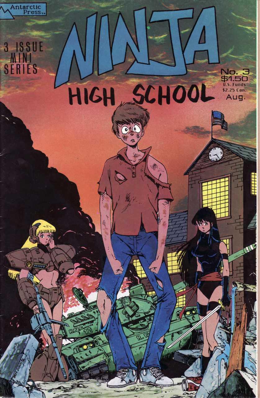 Ninja High School #3 (1987) Comic Books Ninja High School