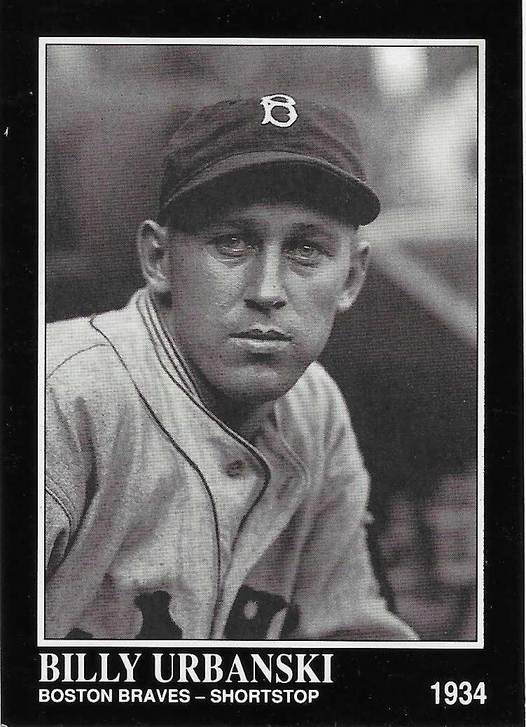 Billy Urbanski #408 1992 Conlon Collection Baseball