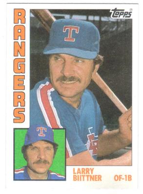 1984 Topps Larry Biittner #283 card