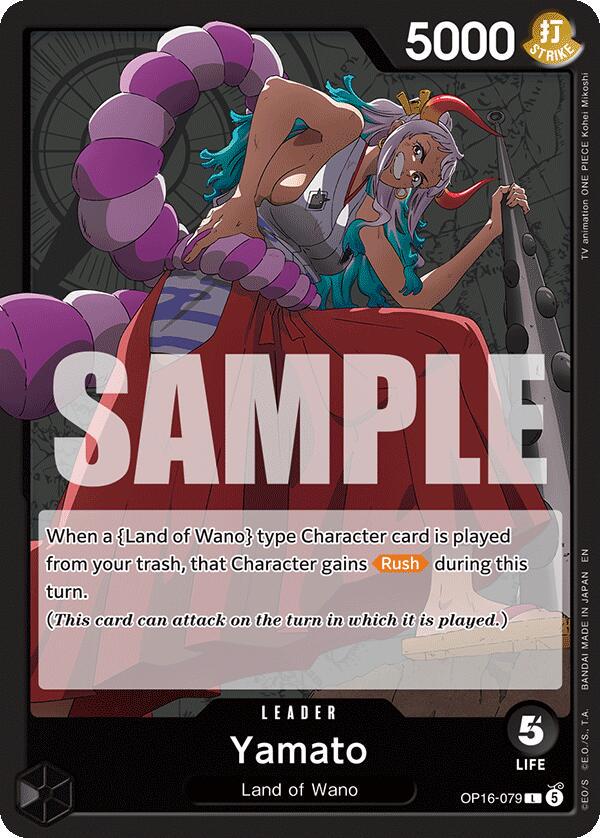 1stロットValo shade Yamato murasaki Yamato OP16-079 Prices | One Piece The Time of Battle | One Piece
