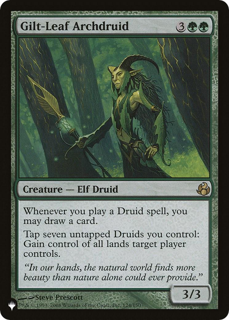 Gilt-Leaf Archdruid #124 Magic The List Reprints