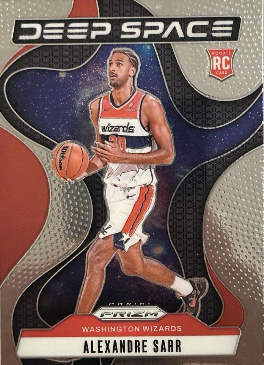 Alexandre Sarr #9 Basketball Cards 2024 Panini Prizm Deep Space