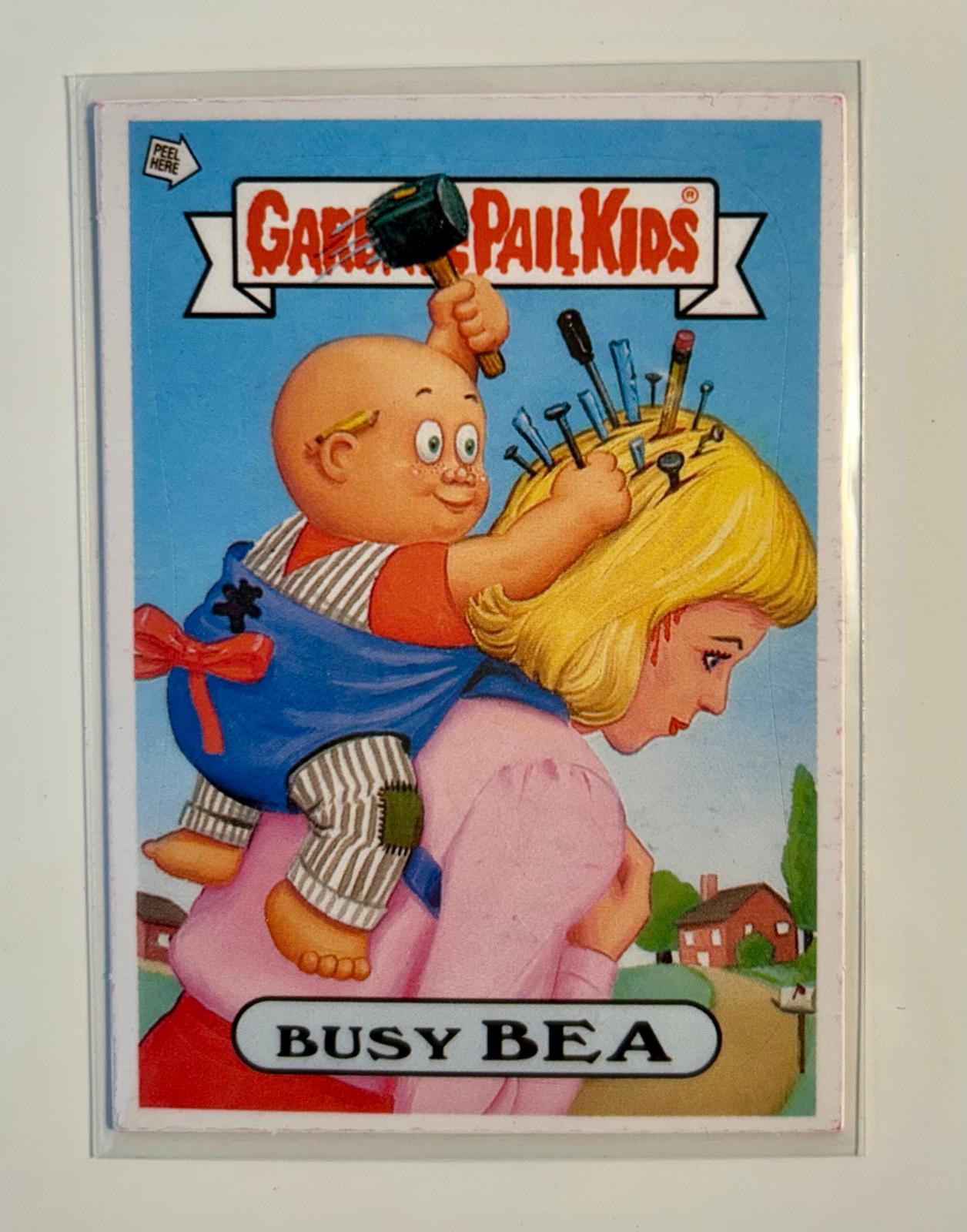 Busy Bea Bonus Stickers #3 2012 Garbage Pail Kids