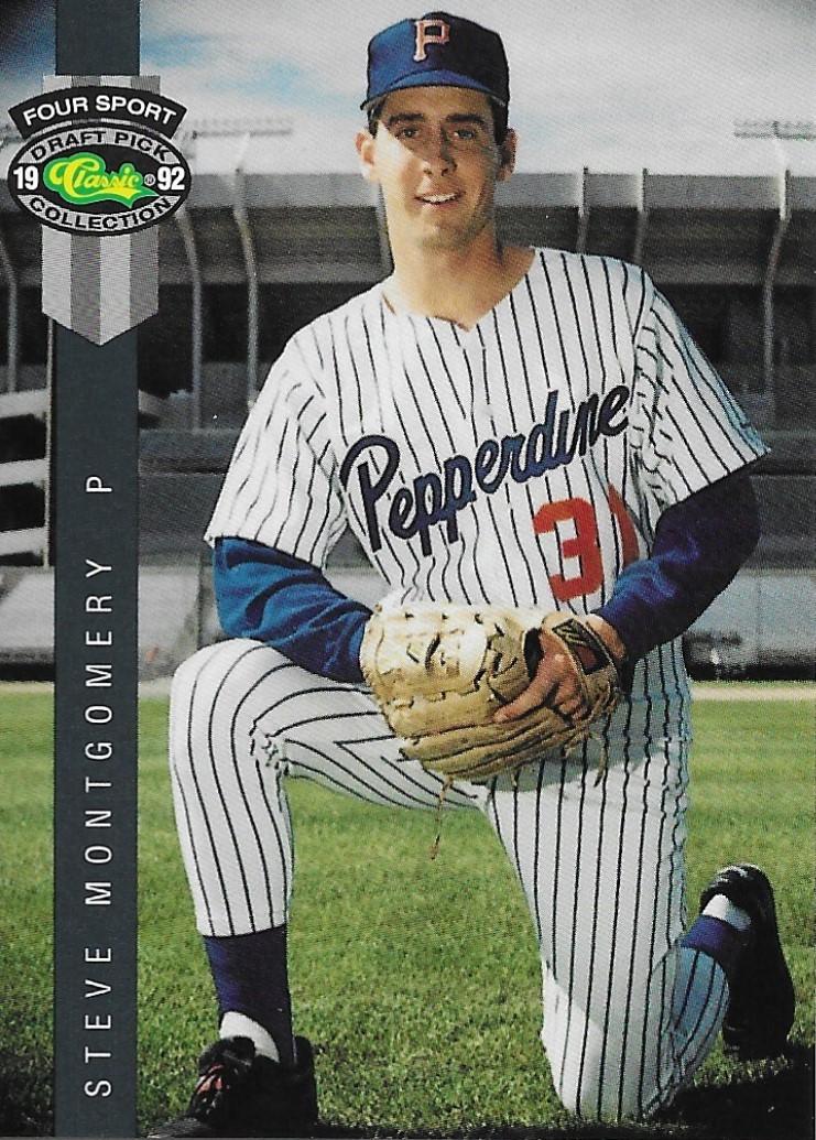 Steve Montgomery #286 1992 Classic 4 Sport Baseball