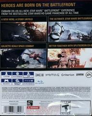 Back Cover | Star Wars Battlefront II [Playstation Hits] Playstation 4