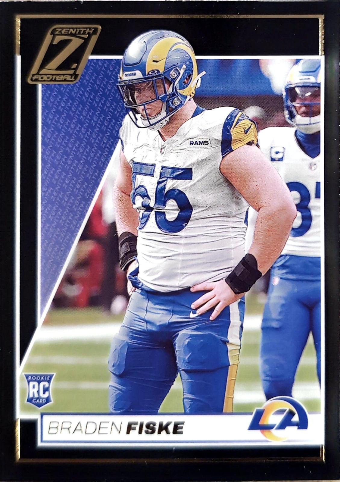 Braden Fiske #110 Football Cards 2024 Panini Zenith