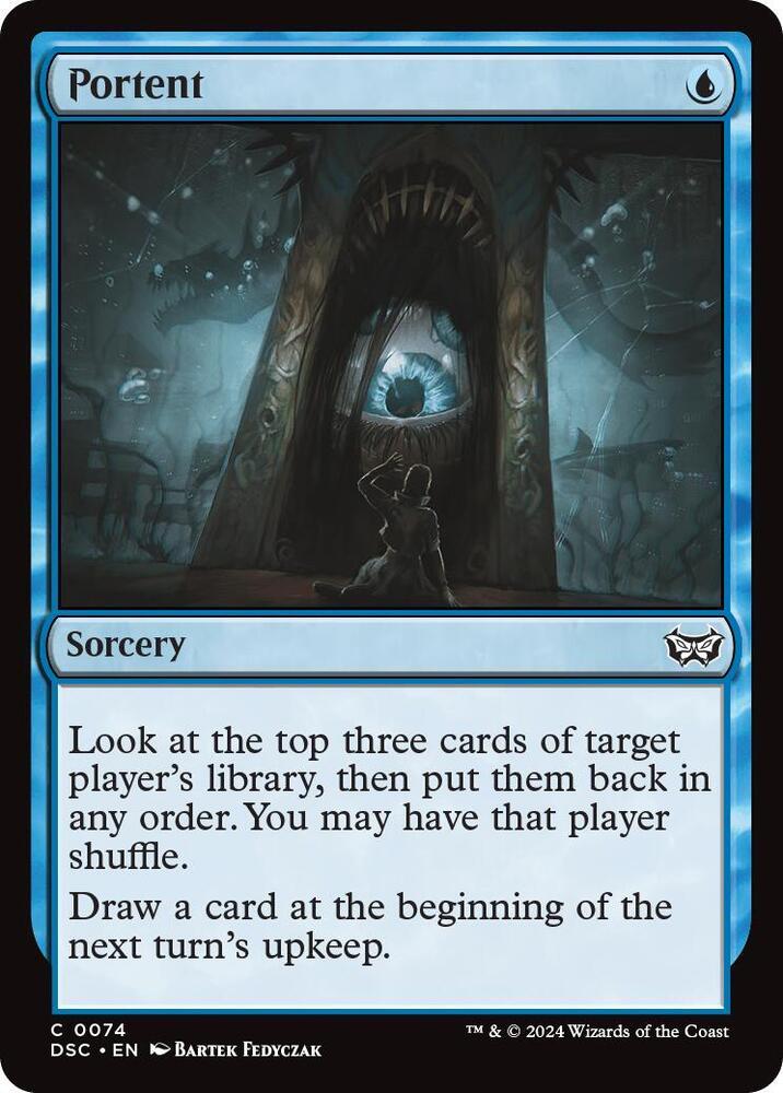 Portent #74 Magic Duskmourn: House of Horror Commander