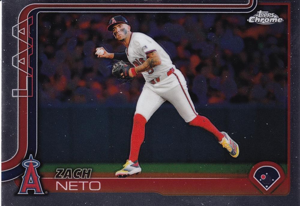 Zach Neto #211 2025 Topps Chrome Baseball