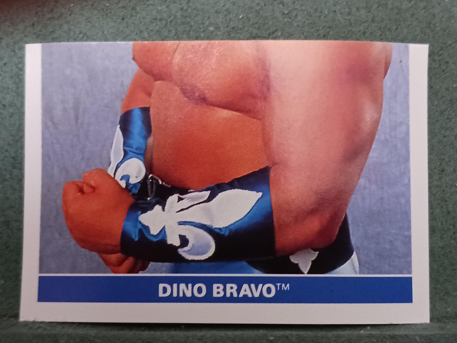 Dino Bravo #14 Wrestling Cards 1991 WWF Superstars Stickers