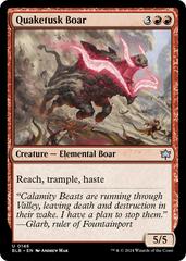 Quaketusk Boar [Foil] #146