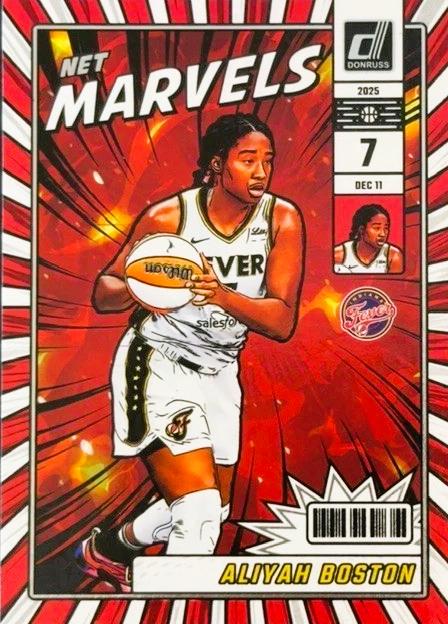 2025 Panini Donruss WNBA Net Marvels Aliyah Boston #10 card