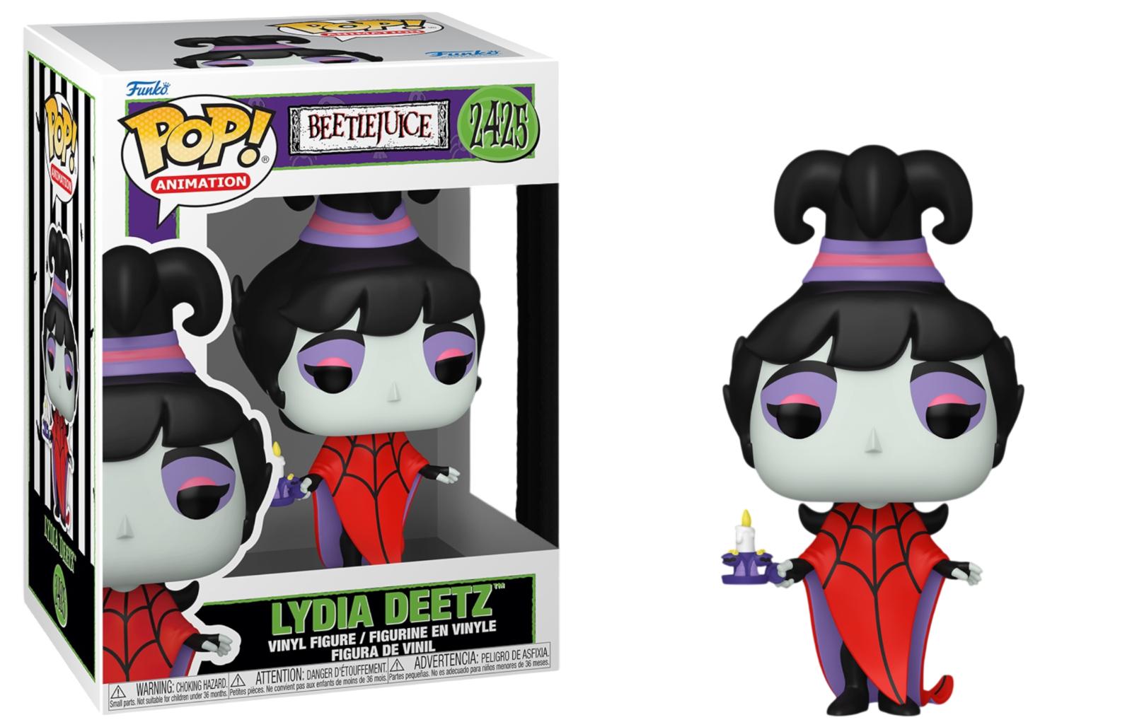 Lydia Deetz #2425 Beetlejuice Funko Pop box and figure