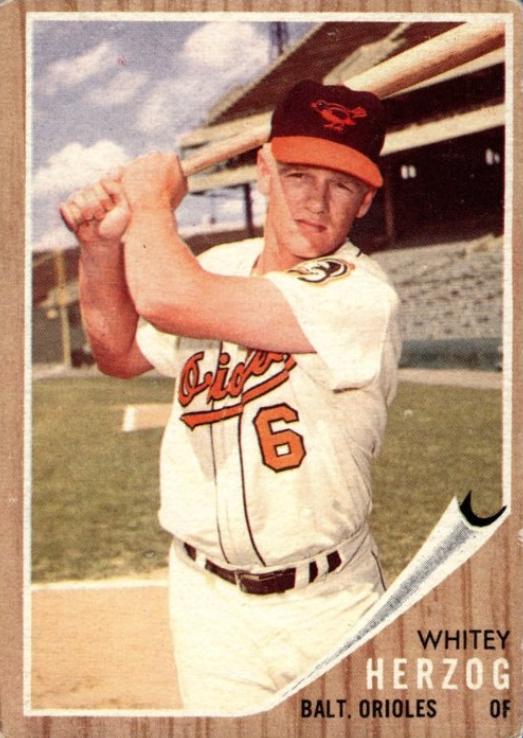 Whitey Herzog (1962 Topps)