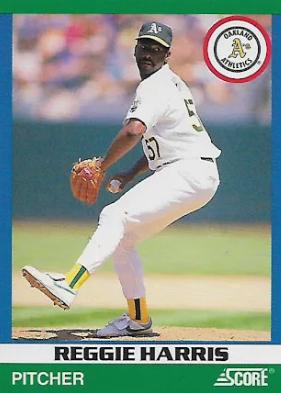 Reggie Harris #49 Baseball Cards 1991 Score Rising Stars