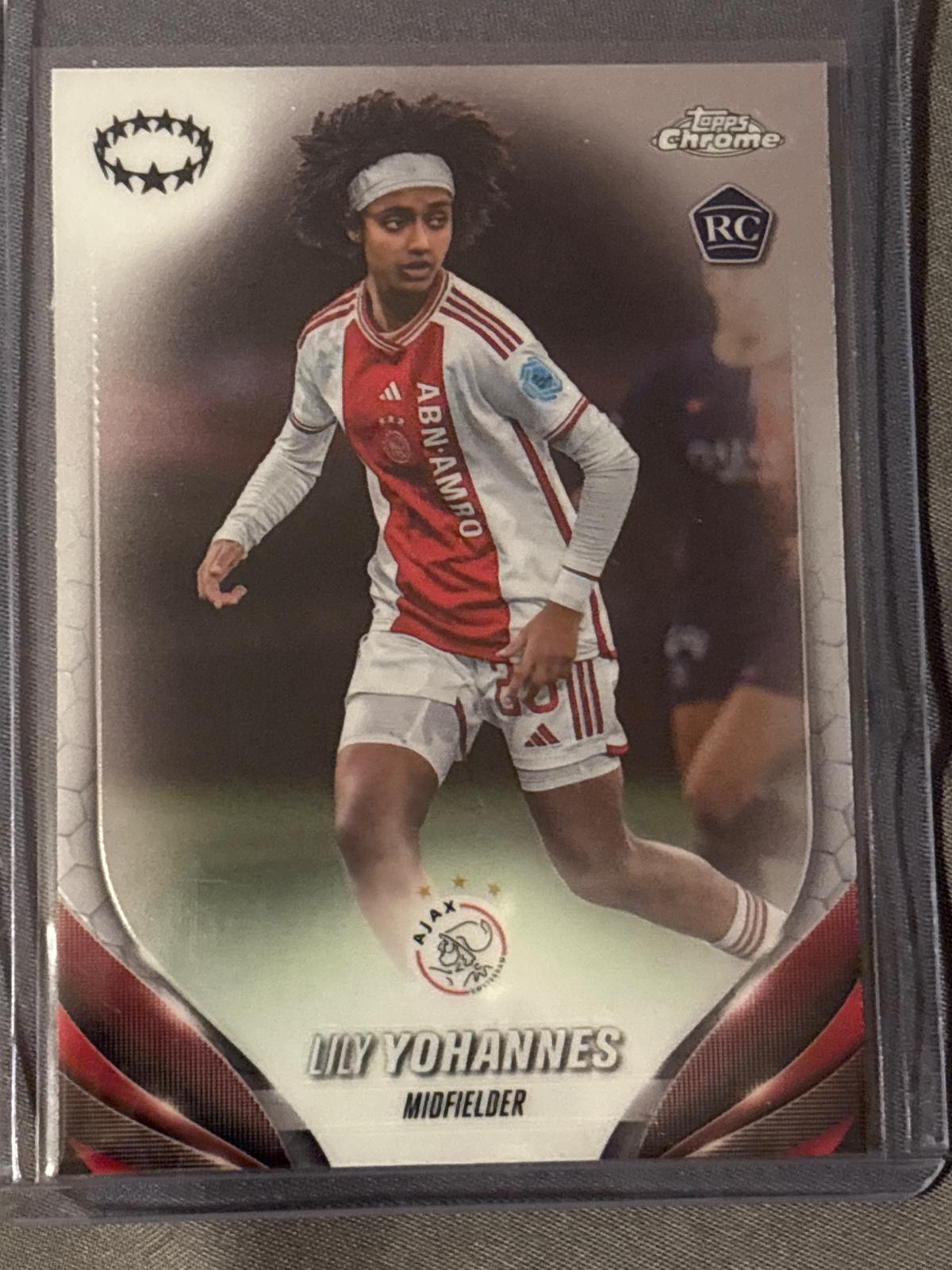 Lily Yohannes #25 2023 Topps Chrome Uwcl Soccer