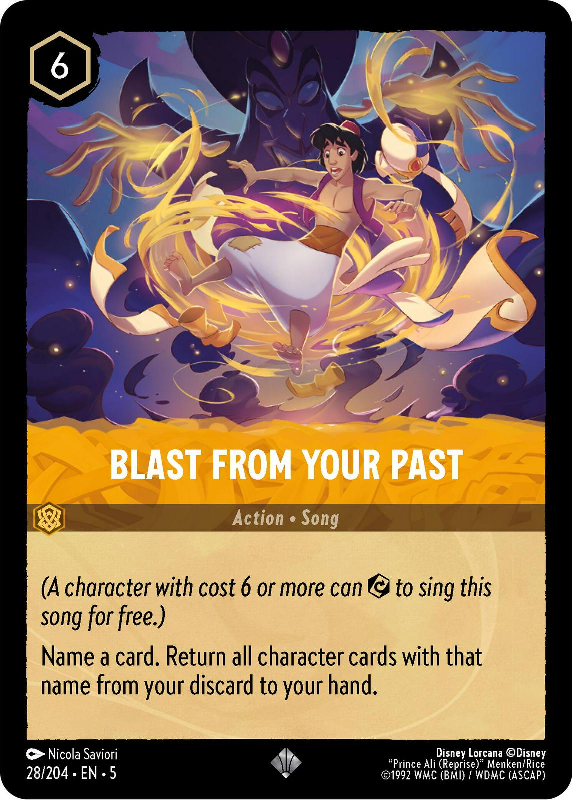 Blast From Your Past [Foil] #28 Prices | Lorcana Shimmering Skies | Lorcana  Cards