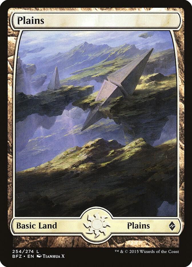 Plains [Full Art Foil] (Magic Battle for Zendikar)
