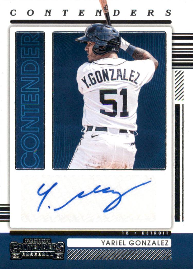 Yariel Gonzalez #34 2021 Panini Contenders Autographs Contenders Baseball