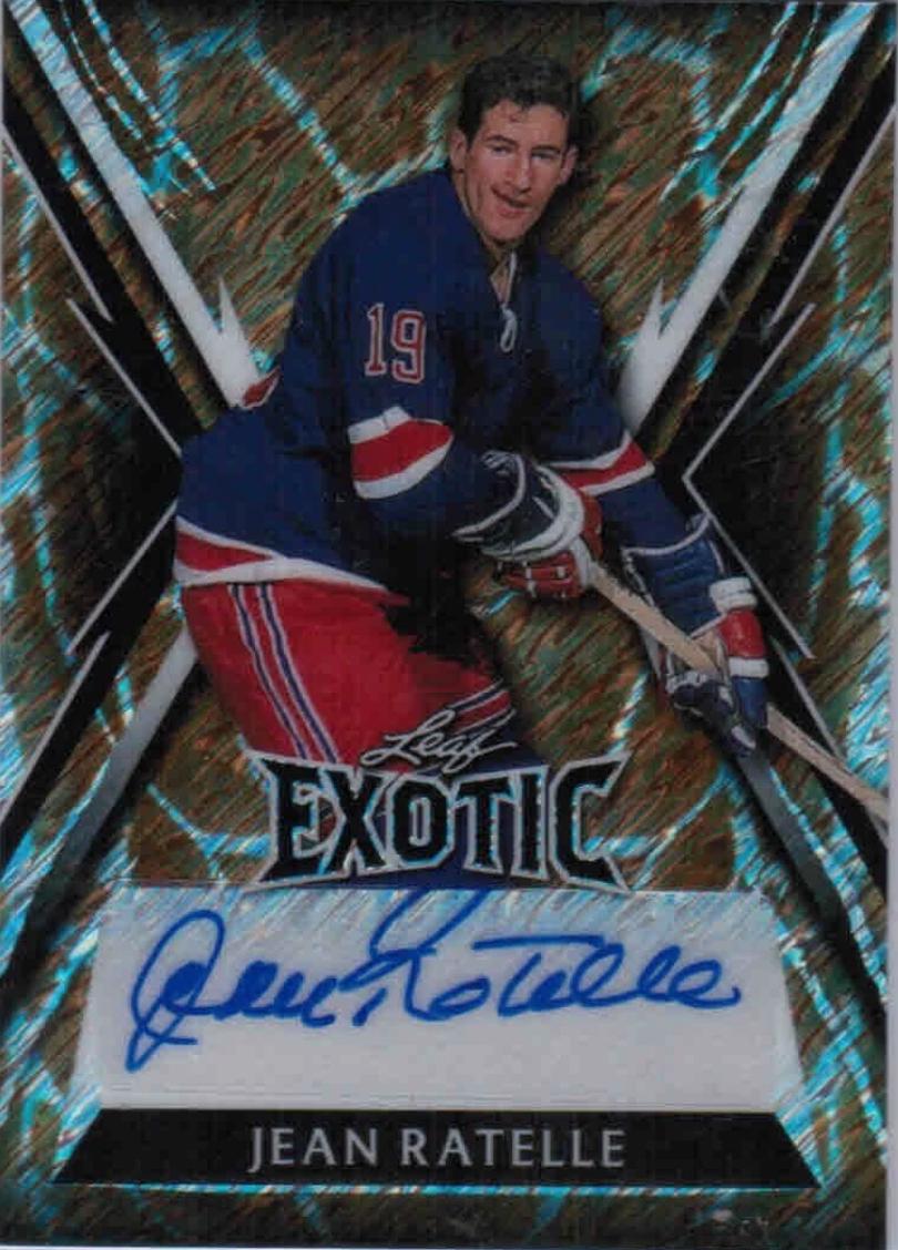 Jean Ratelle #E-JR1 2024 Leaf Metal Legends Exotic Autograph Hockey