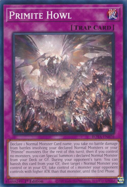 Primite Howl ROTA-EN076 YuGiOh Rage of the Abyss
