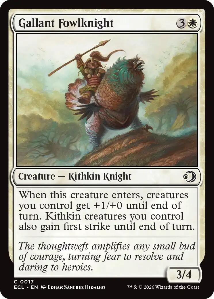 Gallant Fowlknight (Magic Lorwyn Eclipsed)