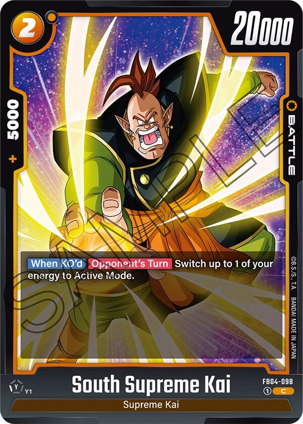 South Supreme Kai FB04-098 Dragon Ball Fusion World Ultra Limit