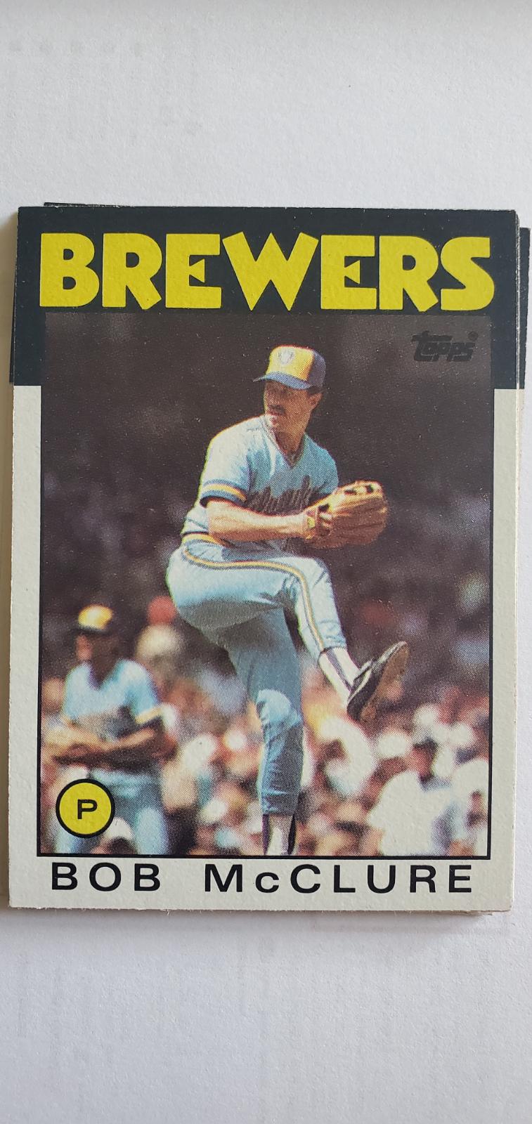 Bob McClure (1986 Topps)