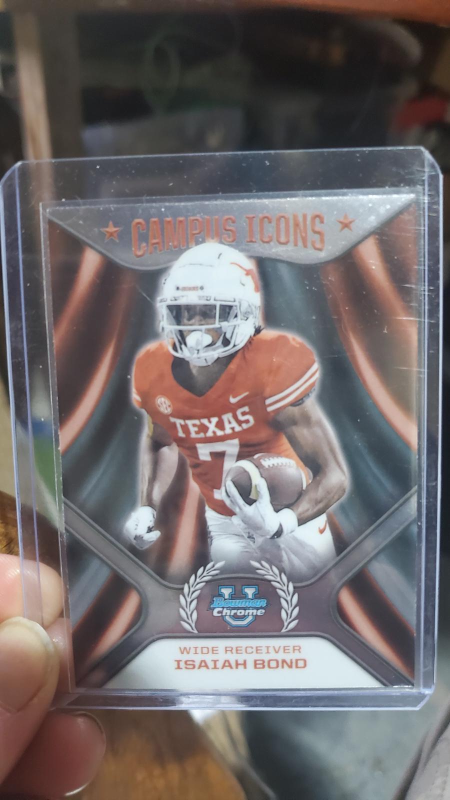 Isaiah Bond #CI-2 2024 Bowman Chrome University Campus Icon Football