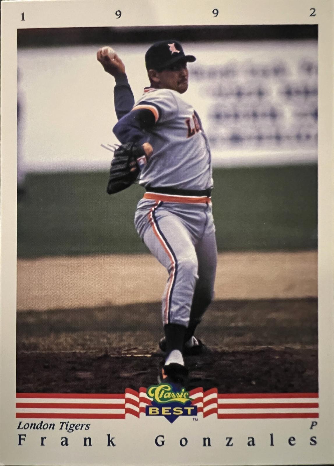 Frank Gonzales #172 1992 Classic Best Baseball